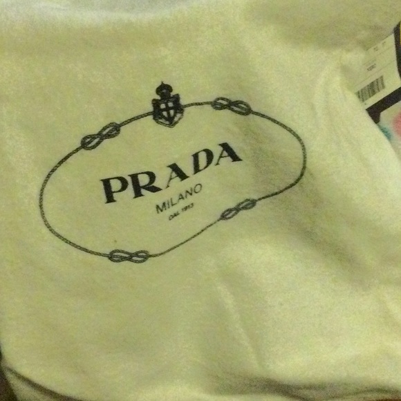 Prada black leather heels